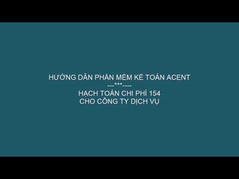 Hạch toán chi phí 154 cho công ty dịch vụ, thương mại
