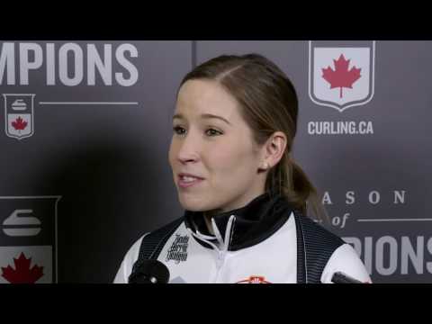2016 Home Hardware Canada Cup - Media Scrum - Draw 6