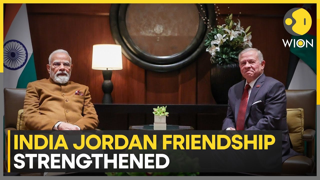 India-Jordan Mark 75 Years of Friendship and Strategic Partnership | WION