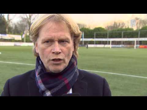 Barendrecht-trainer Jack van den Berg na de zege op FC Lisse