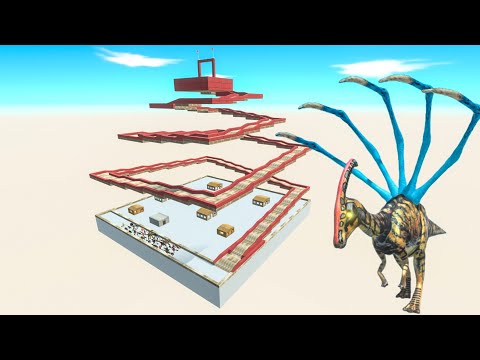 All Unit Escape From Alien Parasaurolophus - Animal Revolt Battle Simulator