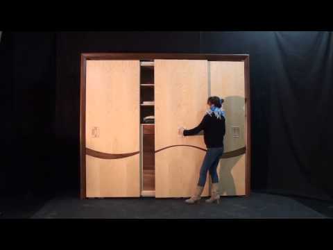 comment monter armoire portes coulissantes