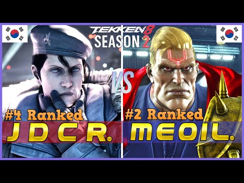 Tekken 8 ▰ JDCR (#4 Ranked Dragunov) vs MEO-IL (#2 Ranked Jack-8) ▰ T8 High Level Gameplay
