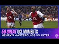 50 Great UCL Moments: Thierry Henry and Arsenal Destroy Inter Milan 5-1 in 2003 | CBS Sports Golazo