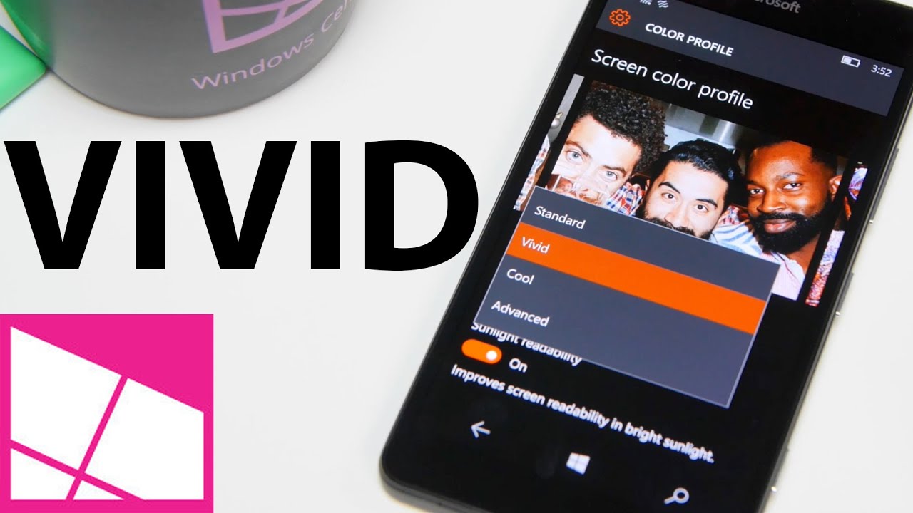 How to make the Lumia 950 & Lumia 950 XL display more vivid - YouTube