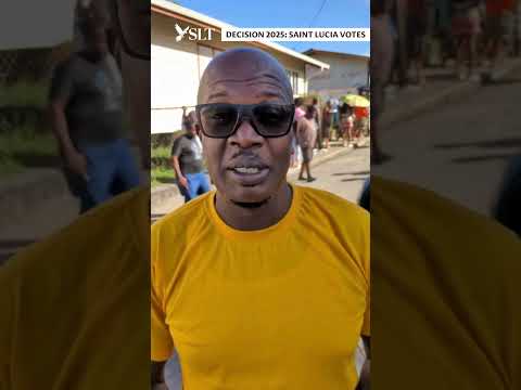 Callix 'Kakal' Xavier, the UWP's candidate for Vieux Fort North