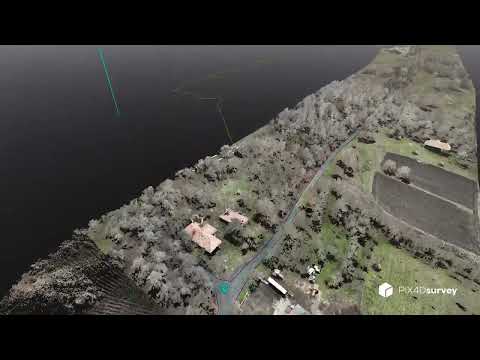 Masuratori topografice LiDAR - proiect "Modernizare drum Judetean DJ161C Corneni-Pintic".