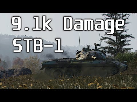 Wot Console - 1 Vs 3 - 9.1k Damage - STB-1 - Redshire