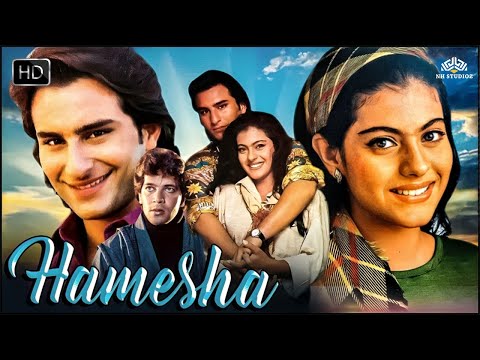 Hameshaa (1997) Full Movie | SaifAli Khan | Kajol | Laxmikant Berde | Hindi Action Blockbuster Movie