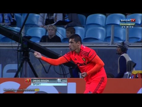 Gol de Diego Souza, Grêmio 1 x 1 Sport - Brasileirão 25/07/2015