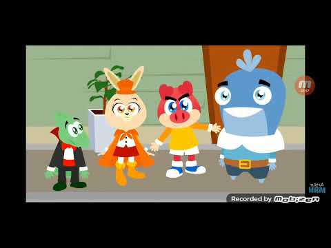 Bernardo contando a história da turma do flonk em piggy parte 9 capítulo 9 cidade