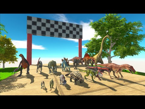 SPEED RACER ALL DINOSAURS TO GET A PIG - Animal Revolt Battle Simulator