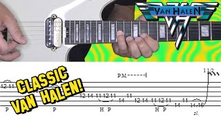 Van Halen - Feel Your Love Tonight - Guitar Lesson (Solo), with Tabs!