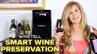 Winetell Smart Wine Preservation System | Dispense and Store Open Bottles for 6 Months at Home