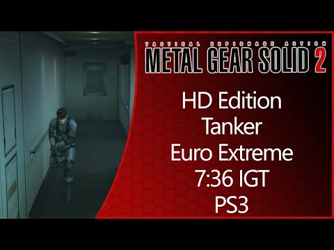 MGS2: HD Edition | PS3 | Tanker | European Extreme | 7:36 IGT