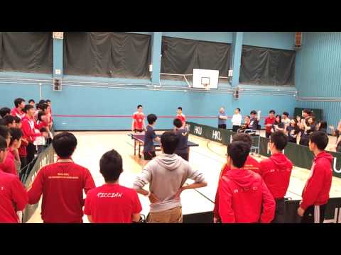 2012 hku interhall semi table tenis Ricci vs Starr