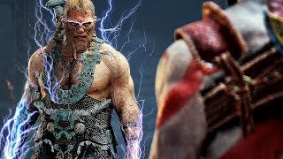 God of War 4: Magni, Modi & Thor - All Cutscenes + Boss Battle (4K Gameplay PS4 Pro)