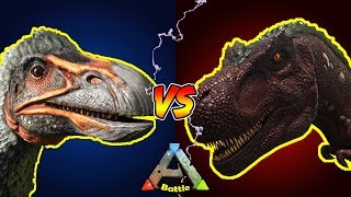 テリジノサウルスって意外に強いの皆知らない テリジノサウルスvsティラノサウルス おまけ Therizinosaurus Vs T Rex Ark バトル Ark Battle تحميل اغاني مجانا