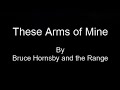 Bruce Hornsby - These Arms Of Mine (Karaoke)