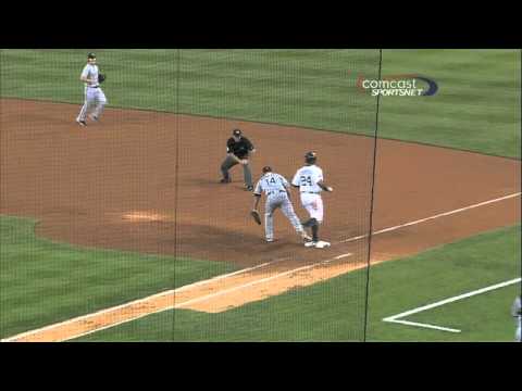 2011/09/02 Escobar's MLB debut