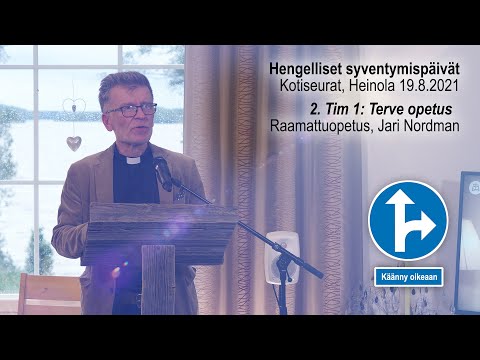 Raamattuopetus: 2. Tim 1 – Terve opetus