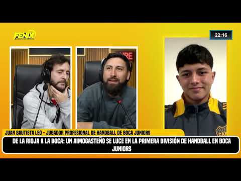 De La Rioja a la Boca: un aimogasteño se luce en la primera división de Handball en Boca Juniors