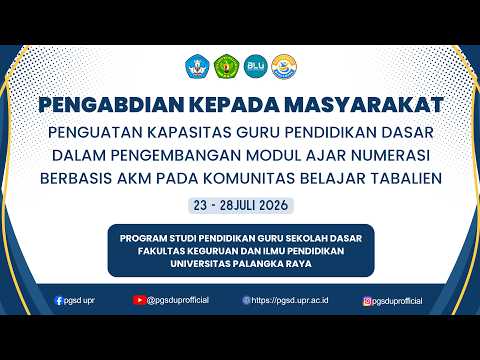 Penguatan Kapasitas Guru Pendidikan Dasar Dalam Pengembangan Modul Ajar Numerasi Berbasis Akm Pada Komunitas Belajar Tabalien