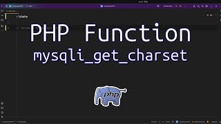 Why is character set important in #php MySQL? Mastering Character Sets with mysqli_get_charset() in