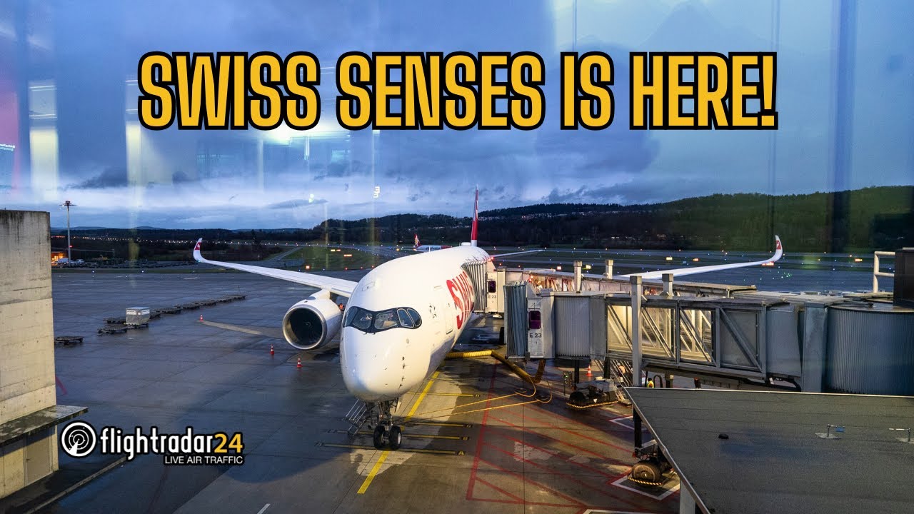 Inaugural transatlantic SWISS A350 flight!