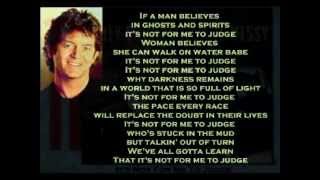 Rodney Crowell - It&#39;s Not For Me To Judge ( + lyrics 1992)