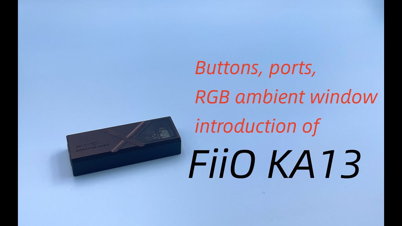 FiiO Amplificateur de casque & USB-DAC KA13