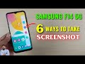 Samsung F14 5G : How To Take Screenshot?