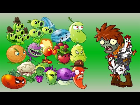 How many plant to Destroy 03 Chicken Wrangler Zombie - PvZ 2 No Plant Food
