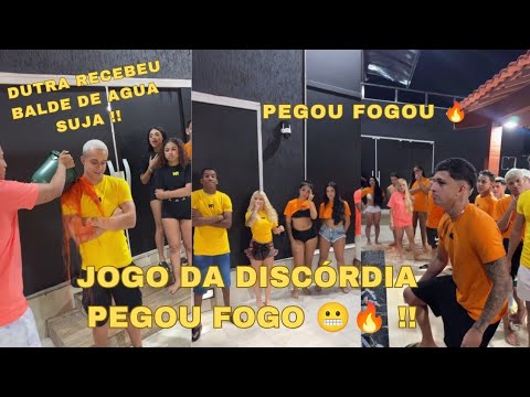 O CLIMA PESOU NO JOGO DA DISCORDIA 🤯🔥 !!JOGO DA DISCORDIA PEGA F0GO NA N1 INFLUNCER !! 😱🔥