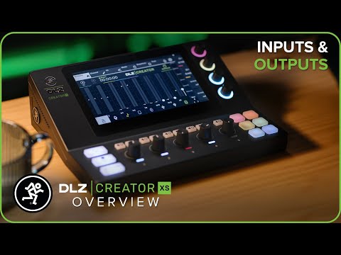 MACKIE DLZ CREATOR XS Digital Bluetooth 7" Display Automix Podcast Mixer image 8