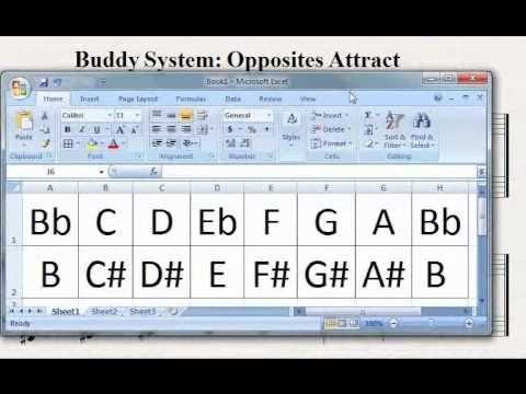 Creating Major Scales using the Buddy System