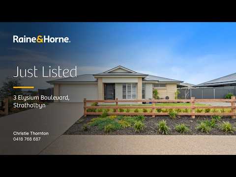 3 Elysium Boulevard, Strathalbyn, SA 5255, 4 rūma, 2 rūma horoi, House