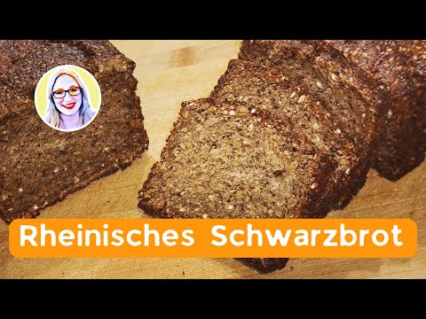 Rheinisches Schwarzbrot backen - einfach, leicht und lecker 👍
