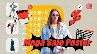 How to Create a Mega Sale Poster on Your Phone (InShot Tutorial)