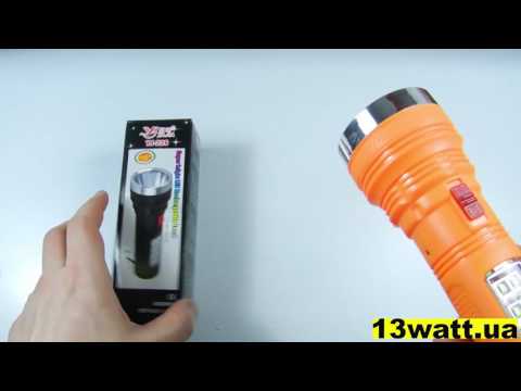 Обзор ручного аккумулятрного фонаря Yajia yj 228