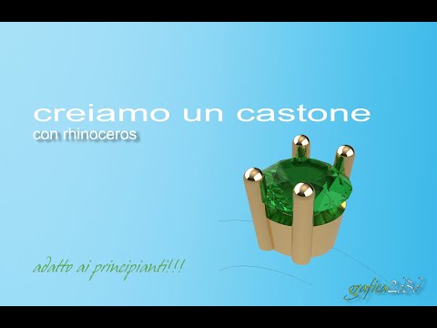 come creare un castone con rhinoceros