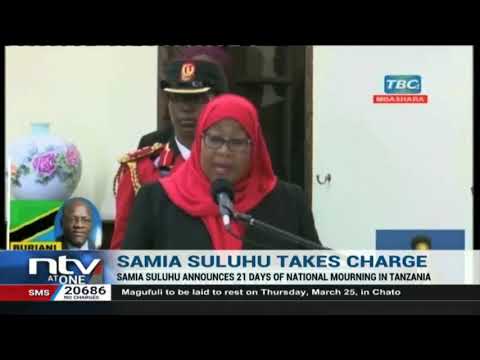 Tanzania: President Samia Suluhu announces 21 days of national mourning