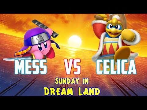 Celica (Dedede) vs Mess (Ninja/Magolor) - Kirby Fighters 2 - Sunday in Dream Land #1 Losers Quarters