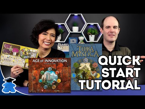 Terra Mystica with Age of Innovation - Start Playing in 15 minutes - Concise Board Game Tutorial