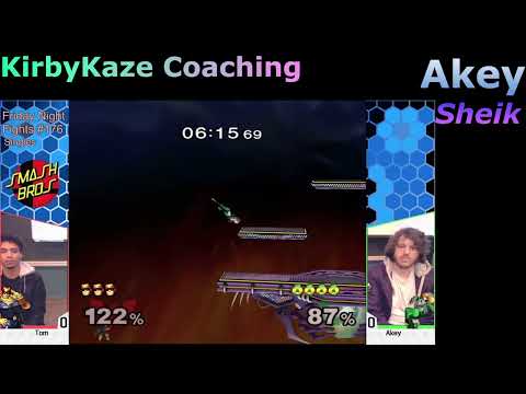 KirbyKaze Coaching with Akey - Sheik vs Falcon: How to Fish, both In-Game and Out