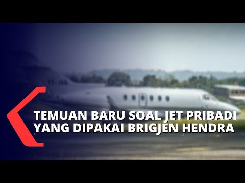 Misteri Private Jet yang Digunakan Brigjen Hendra Mulai Terkuak, Milik Perusahaan Batu Bara?