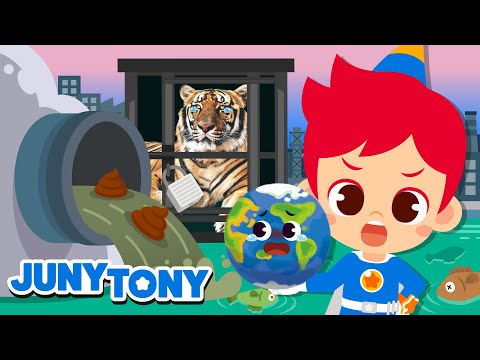 Let’s Protect the Earth 🌎🐯💧 | Earth Day Compilation | Environment Song for Kids | JunyTony