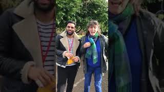 Sarah Douglas & Raj Bajaj in Stratford Upon Avon video