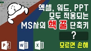 F4가 절대참조라고 ?? Nope 엑셀, 워드, 파워포인트 모두 적용되는 MS사의 핵꿀 단축키(엑셀 단축키) | 퐝스 직장인 실전엑셀
