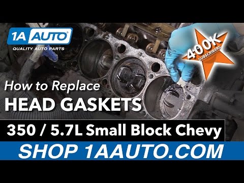 How to Replace Head Gaskets on a 350 5.7L Small Block Chevy Engine